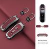 Compatible Dongfeng Fengguang 580 E380 Remote Key Cover: Metal Protective Shell with Leather Wrap for 2016/2017 Models