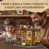 Non-Toxic 2284Pcs English Cottage Building Blocks Retro House With Car Moc Model Bricks Desktop Decoration Diy Toys For Kids Holiday Gifts