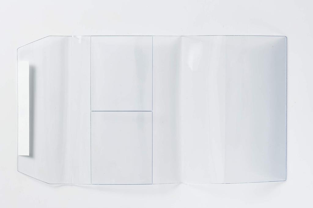 Concise Pure Clear Passport Book 545200 Cover, Transparent,