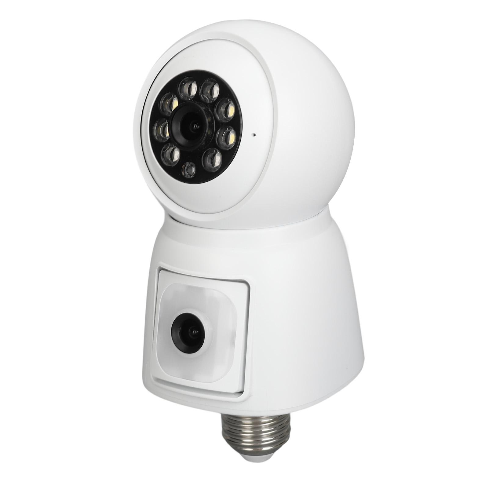 

Light Bulb Camera Outdoor IP63 Waterproof 3MP 2K Wireless Smart WiFi with Motion Alarm Tracking