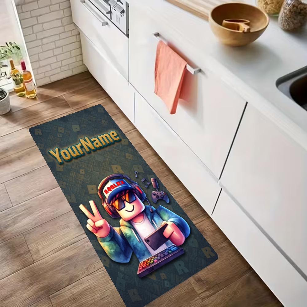 Roblox Customize Your Name Kitchen Rug Runner Rug Laundry Mat Hallway Entryway The Best Gift Choice