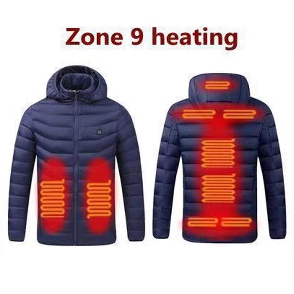 Smart Heated Cotton Coat - Outdoor Electric Heating Suit