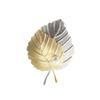 Fashion Maple Leaf Brooch Women'S Retro Creative Brooch Two-Color Leaf Anti-Light Pin Suit Accessories