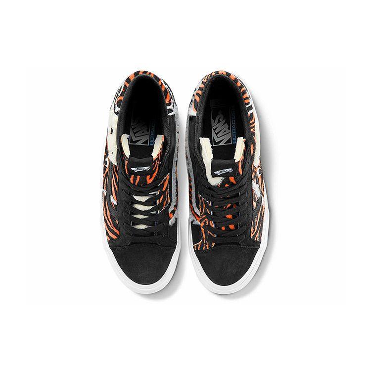 Vans Mid Zoo Skool VLT LX Unstuffed Animal - Tiger Unisex Sneakers Black VN0A7Q4S91U