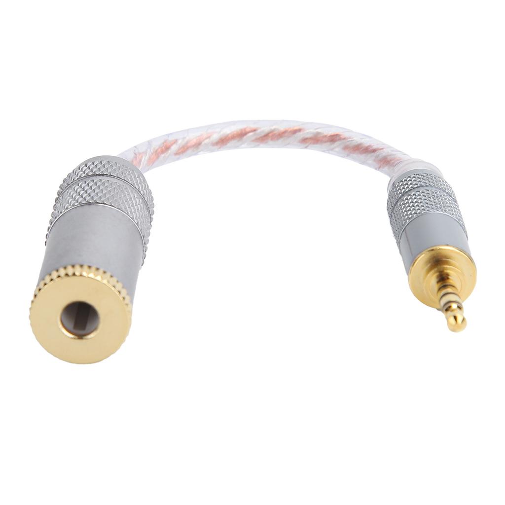 Audio Adapter Cable Male to Female Headset Conversion Cable Adapter for ZX300A HiFiman2.5mm Balanced Male to 4.4mm