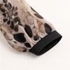 Three-quarter Sleeve Printed Chiffon Shirt for Women Summer New Style Mid-sleeve Shirt for Women with Age-reducing Style and Style