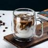 Double Wall Glass Cup Coffee Mug Insulated Double Glass Mug Tea Cup Water Milk Latte Coffee Cup Glasses for Drinks Drinkware
