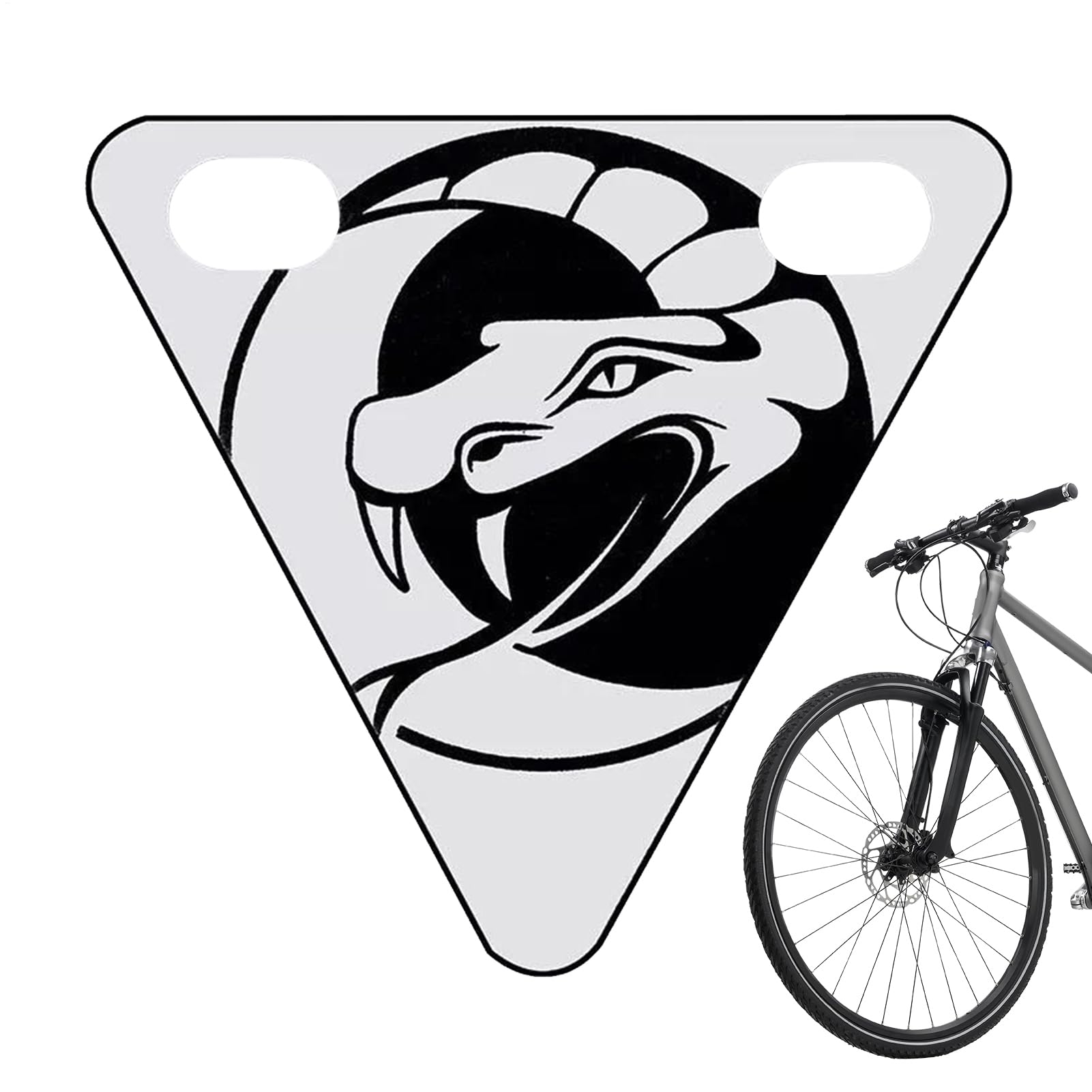 

Motorcycle Reflector for Night Riding, Outdoor Cycling Warning Sign | Triangle Safety Sign for See description