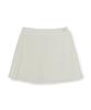 Emelbi Women'S Varsity Sporty Pleated Mini Skirt Ny (Ivory)