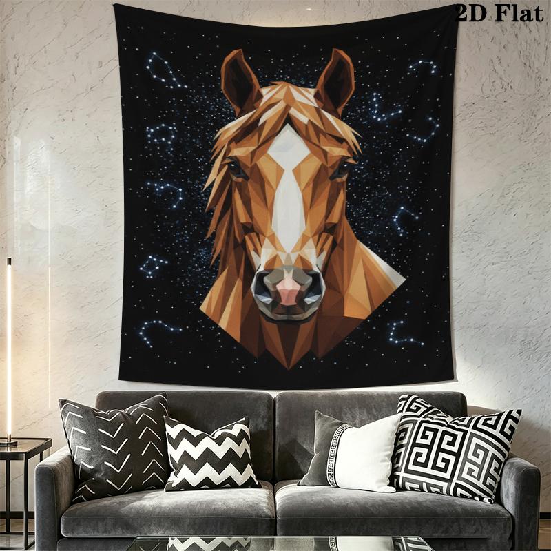 3D Animal Wall Tapestry Aesthetic Wall Hanging Printed Fabric Blanket Decorative Tapestries for Bedroom Living Room Home Decor