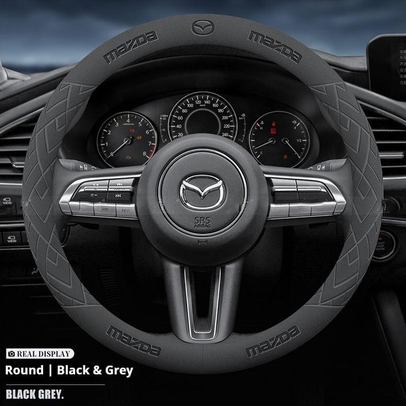 Wildleder Auto Lenkradbezug für Mazda 3 5 Axela CX5 CX8 CX9 MX5 RX8 RX7 BT50 CX50 CX4 CX30 EV Atenza Mazda 6 Auto Zubehör