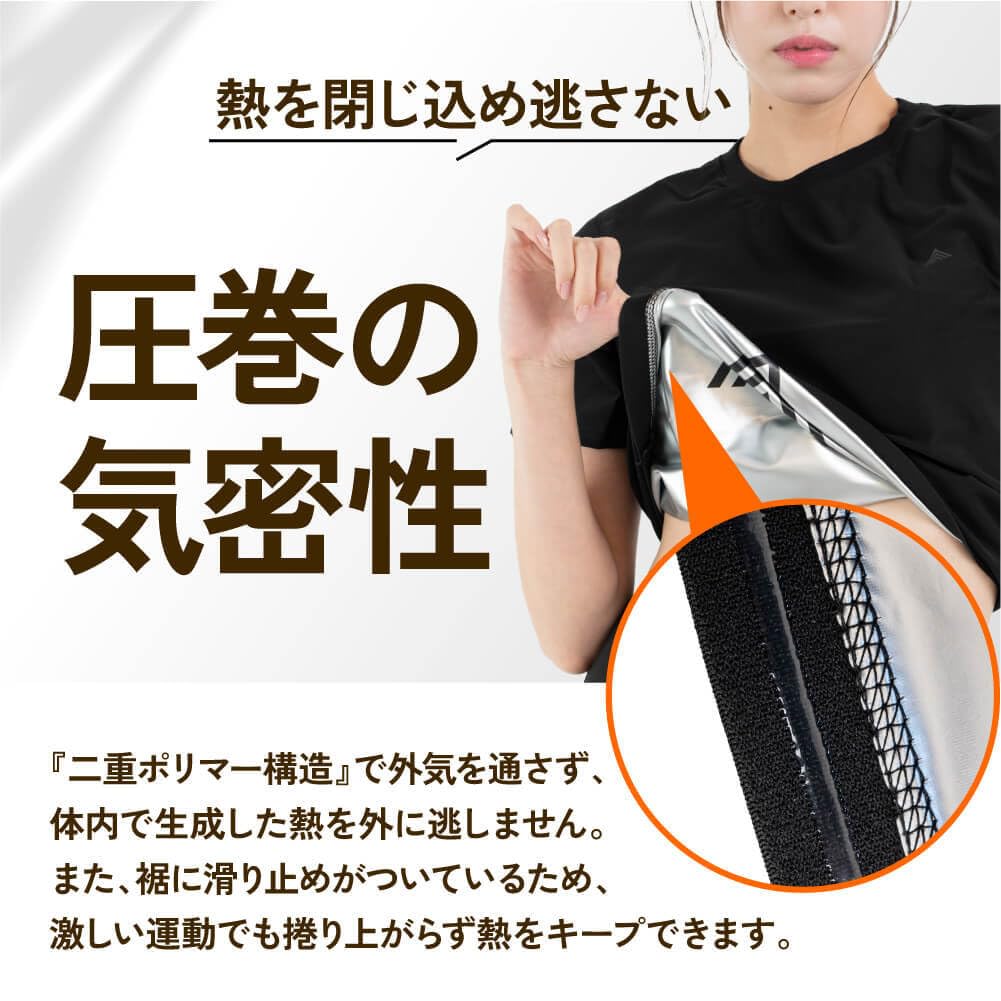 HEATTRAP Sauna Shirt for Explosive Official Heattrap Sauna Sauna Single Increases Calorie Improves and Dieting Card Sweating, Shirt, Shirt,