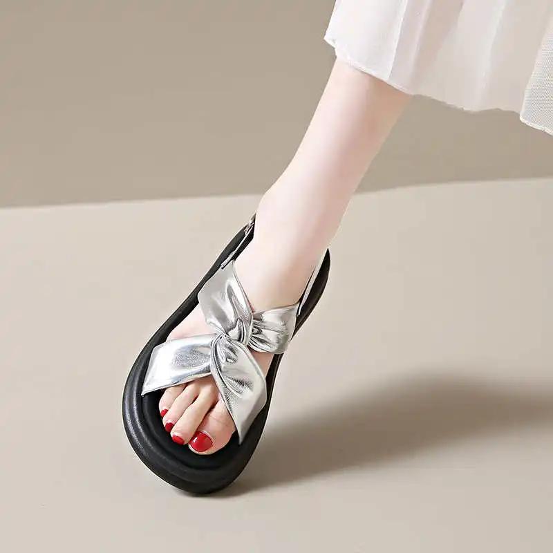 Fashion Platformed Flat-heeled Green Sandals Trainer Slippers Shoes Women's Plus Size Sneakers Sport Industrial Sewing New Year's