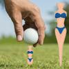Funny Golf Tees Bikini Golf Tee Novelty Sports Gear Training Accessories for Beginner Indoor Backyard Men Women Golfer Course