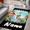 Custom Personalization Ice Age Dawn of the Dinosaurs Area Rug - Perfect For Kitchen, Bathroom,Laundry Room Decor Large Size Available,Gift All Seasons