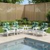 6 piece high back cushion set GEMERT 6 pcs 100percent  polyester