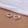 Latest 925 Sterling Copper Trendy Style Simple And Fashionable With A Loop And Rope Design Earrings