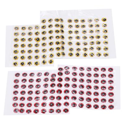 100Pcs Fishing Lure Eyes ThreeDimensional Sticky Lightweight Durable Fisheye Sticker for Making Fish