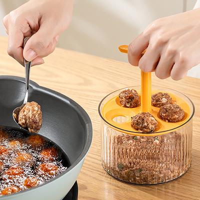 DIY Meatball Maker Household Hand Meatball Squeezer Reusable Meatball Easy Making Mold for Home Kitchen