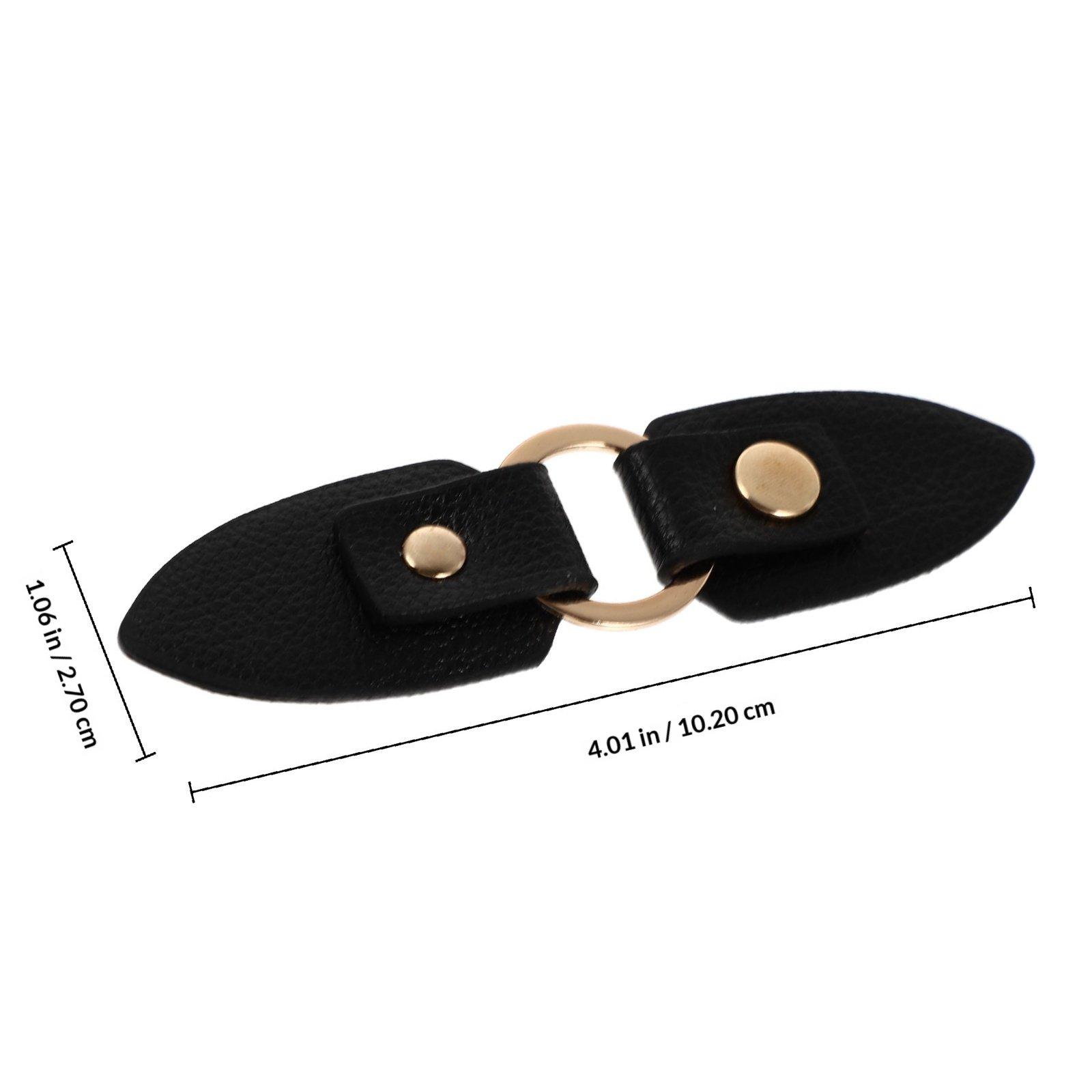 

Windproof Toggle Buckles For Duffle Coat Closure Buttons Cardigan Fastener Pu Diy Clothing Accessories 10.2X2.7X0.5CM