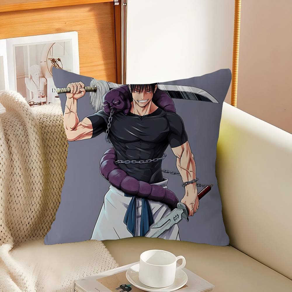 F-Фушигуро Тодзи Наволочка Подушка Обивка Диван Декоративная Подушка Домашний Декор Наволочка 12x12Inch