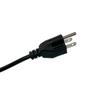 Black 1.1m US 3-Pin Plum Blossom Power Cord with C5 Interface for Laptops & Mobile Devices