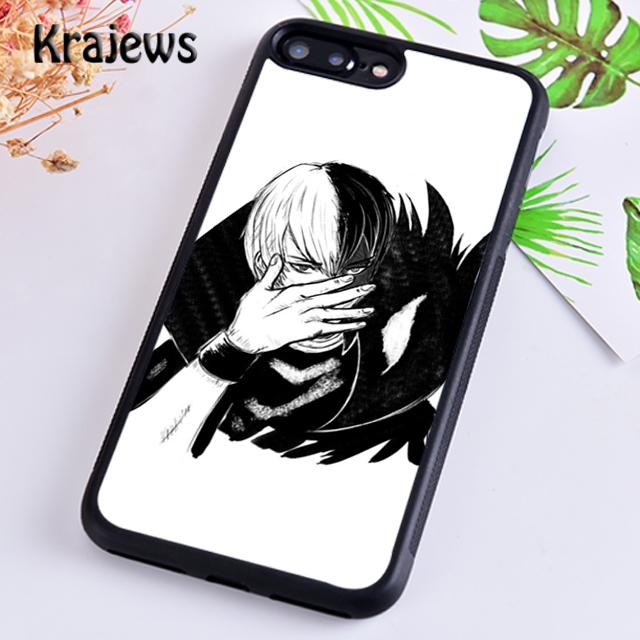 Kryt na telefon Krajews Shoto Todoroki My Hero Academia pro iPhone 14 5 6s 7 8 plus 11 12 13 pro XR XS max Galaxy S21 S22ultra