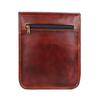 Real Goat Men's Leather iPad Bag | Vintage Leather Brown Travel Messenger Bag