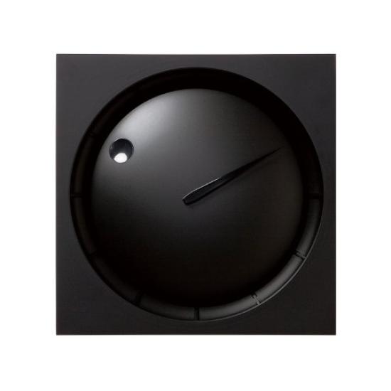 Lemnos HOLA Black Analog Wall Clock