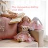1 Adet 28cm Sevimli Bale Eteği Ayı ve Tavşan Peluş Oyuncak Sevimli Sakinleştirici Hayvan Bebekleri Tavşan Oyuncakları Doğum Günü Noel Hediyesi