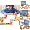 Dinosaur Stacking Puzzle Board For Kids Cognitive Play With Wooden Material
