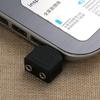 Interconnects Video Accessories Black Audio Adapter Y Splitter 3.5mm To 2 RCA Female Male Converter