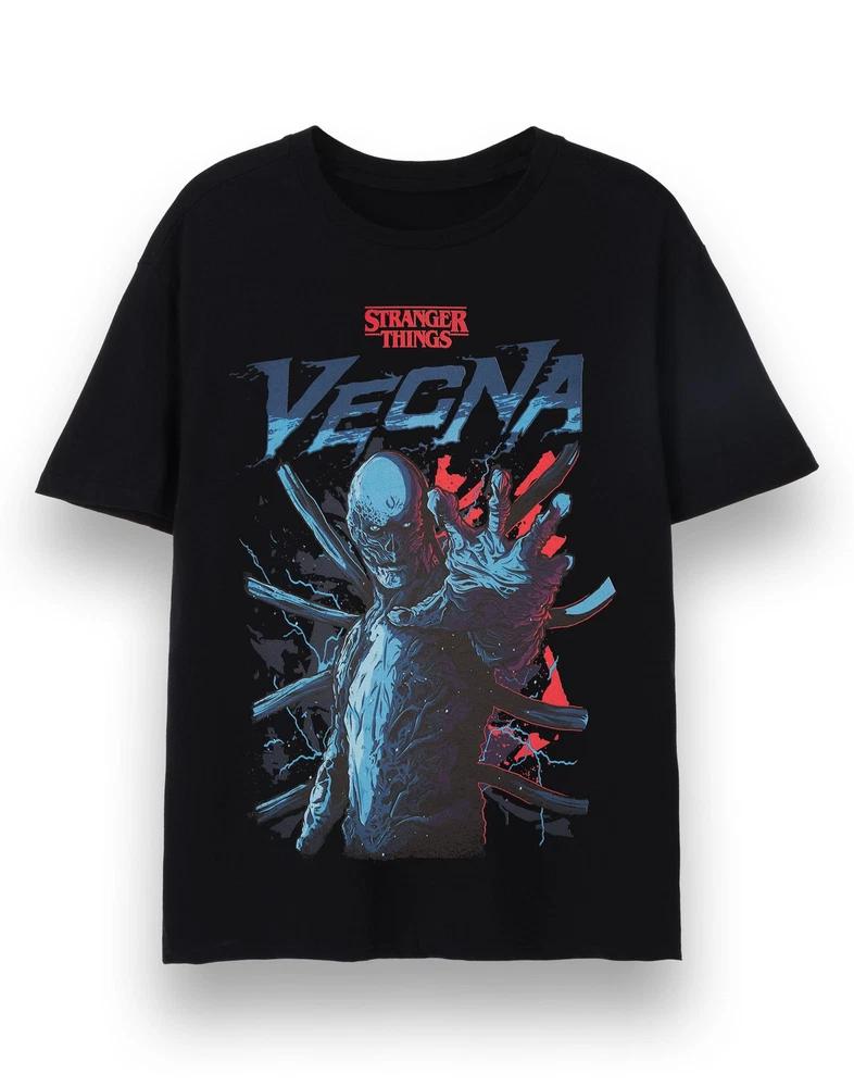 Stranger Things Short Sleeved TShirt Unisexs Black Official Merch M
