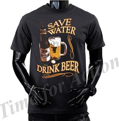 Save Water Drink Beer Funny Joke Humor Humorous Graphic Novelty T-shirt Unisex T-Shirt
