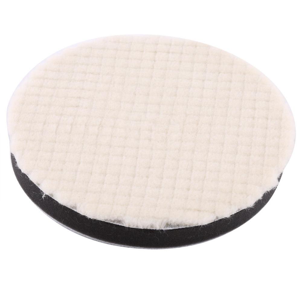3PCS Wool Waxing Wool Pad 5 Inch/6 Inch/7 Inch Auto Detailing Pad Wool Polishing Pad  Auto Detailing