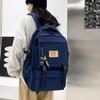 2023 Trendy Nylon Korean-Style Backpack for College Students: Large Capacity Men's and Women's Casual Travel Bag.