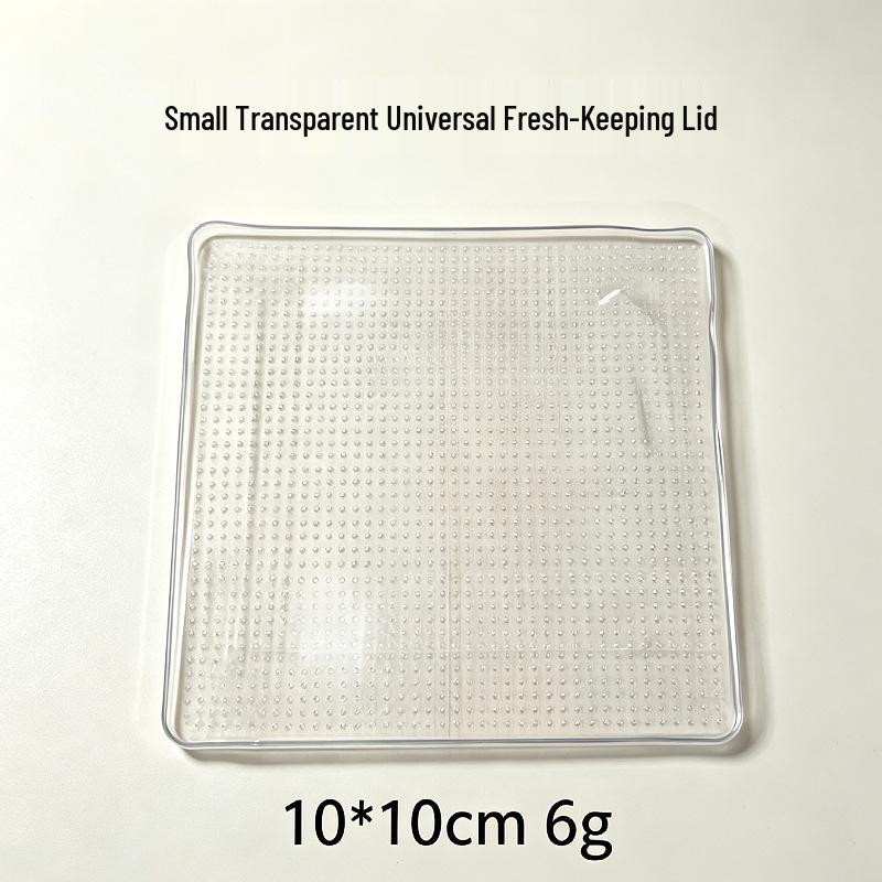 Reusable Food-Grade Silicone Sealing Lid: Heat-Preserving, Microwave-Safe, Transparent Film for Kitchens