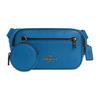 Elias 23 Letter Logo Zip Classic Monogram Leather Shoulder Crossbody Bag Medium Men Bags Blue-Jay CJ507-QBN2W