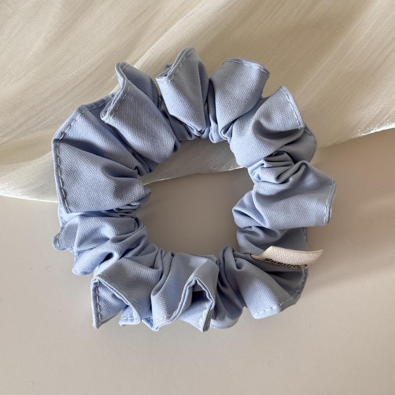 Blue and White Checkered Fabric Hair Band for Short Ponytails, Elegant and Versatile Headband for Updos