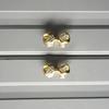 2/4PCS European Style Brass Bow Tie Cabinet Handle Bowknot Wardrobe Closet Cupboard Door Drawer Knobs Furniture Handles Pulls