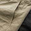 Pantaloncini da uomo tinta unita con cerniera lunghezza al ginocchio casual per studenti da indossare quotidianamente