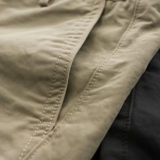 Pantaloncini da uomo tinta unita con cerniera lunghezza al ginocchio casual per studenti da indossare quotidianamente