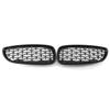 1 Pair Front Hood Single Line Grille Front Kidney Racing Grille Gloss Black 51137181547 51137181548 For BMW Z4 E89 2009-2016