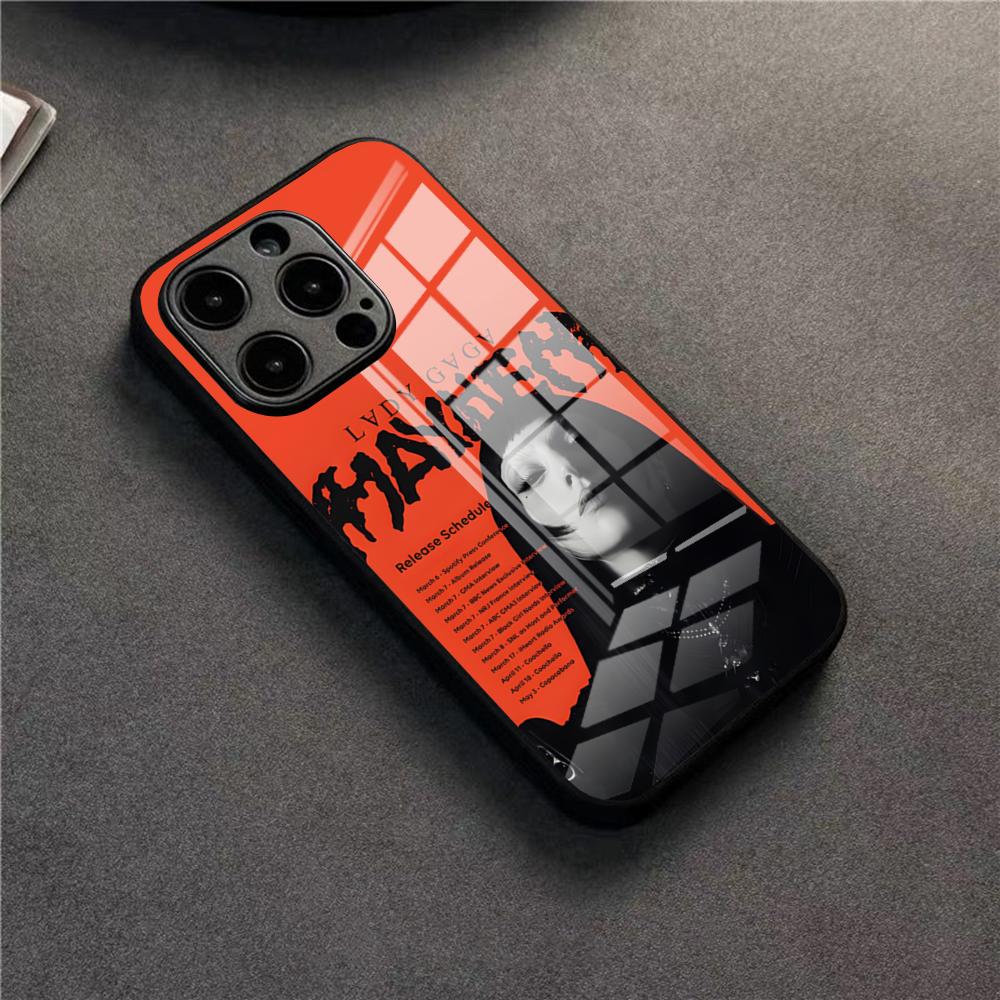 LADY-GAGA -MAYHEM Phone Case For 17 Pro Max IPhone 16 Pro 14 12 11 13 Mini X XR XS 15 Plus SE Glass Cover
