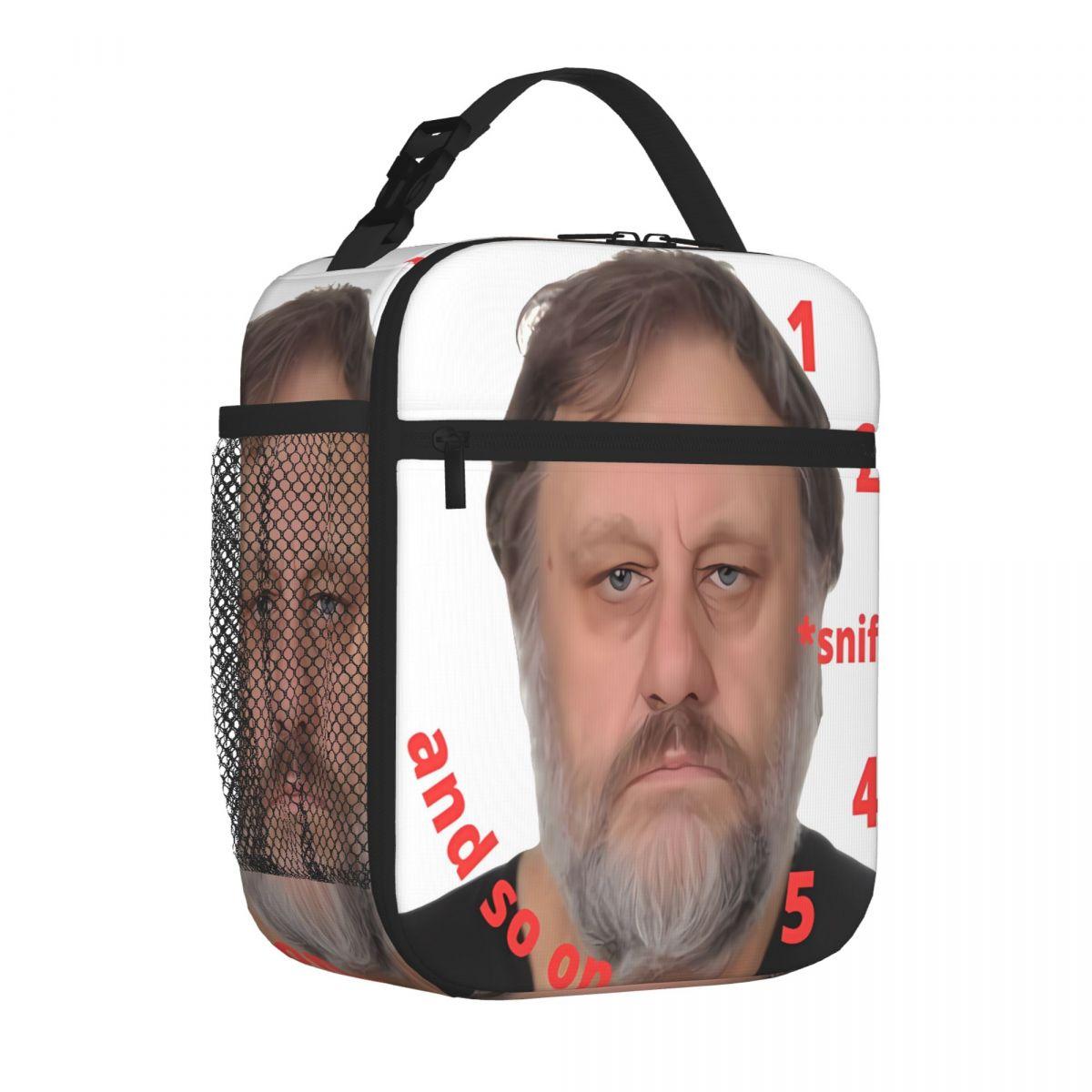 Bestselling Funny Slavoj Zizek And So On So Forth Slavoj I Ek Letter Print Cooler Lunch Bag Teen School Insulated Lunch Bag One Size