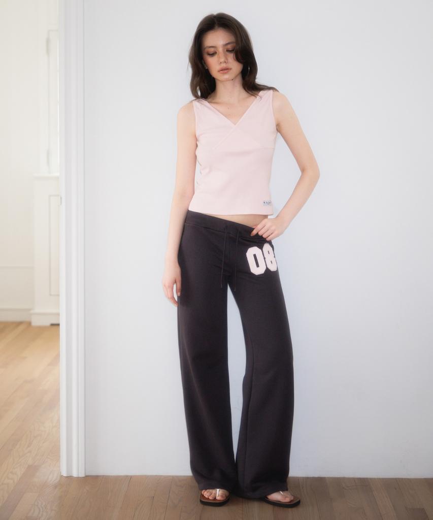 ROSEFRANTZ Wrap V-Neck Sleeveless [Pink]