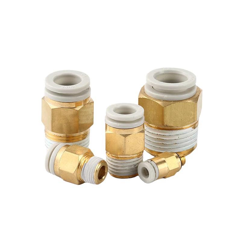 Quick Connect Straight Fast Fitting: KB2H04-01, Sizes 6-01, 8-02, 10-03, 12-04.