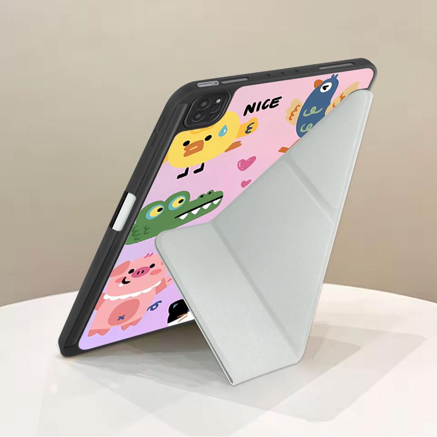 Yellow And White Puppy Tablet Case For iPad Mini 6 7 Air 4 5 M3 M2 1 2 M4 11inch Pro 2025 Pro 11th 10th 9th 8th 7th 12.9inch