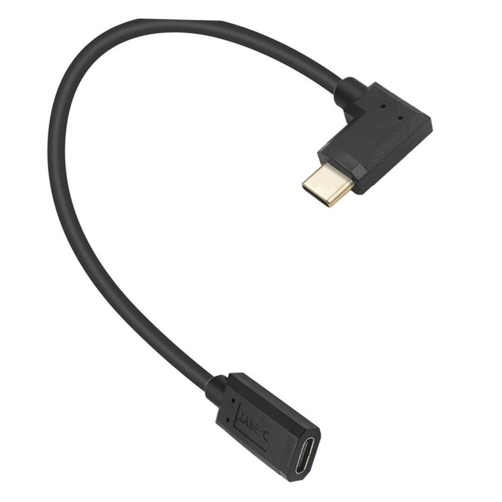 90 Degree Angle Type C Cable Charging Wire Long Fast Charging 10Gbps Data Transfer Cord for Phone Tablet Laptop