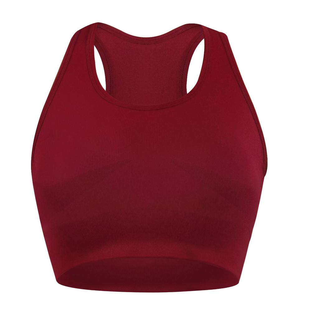 Women's Padded Yoga Tank Top: Stylish, Flattering, Back-Highlighting, Fitness, Sports Bra, Shock-Absorbing, Running Crop Top